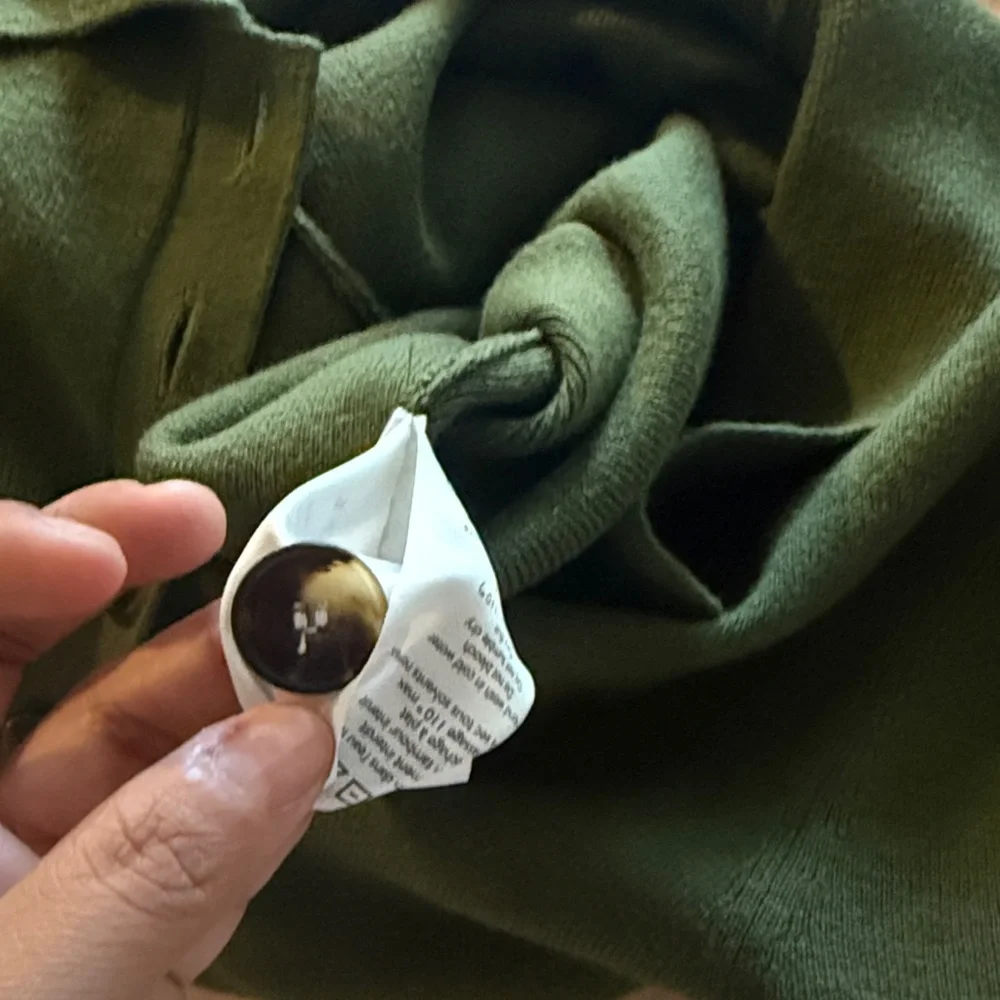 Sezane Olive Green Jumpsuit - Picture 12 of 12